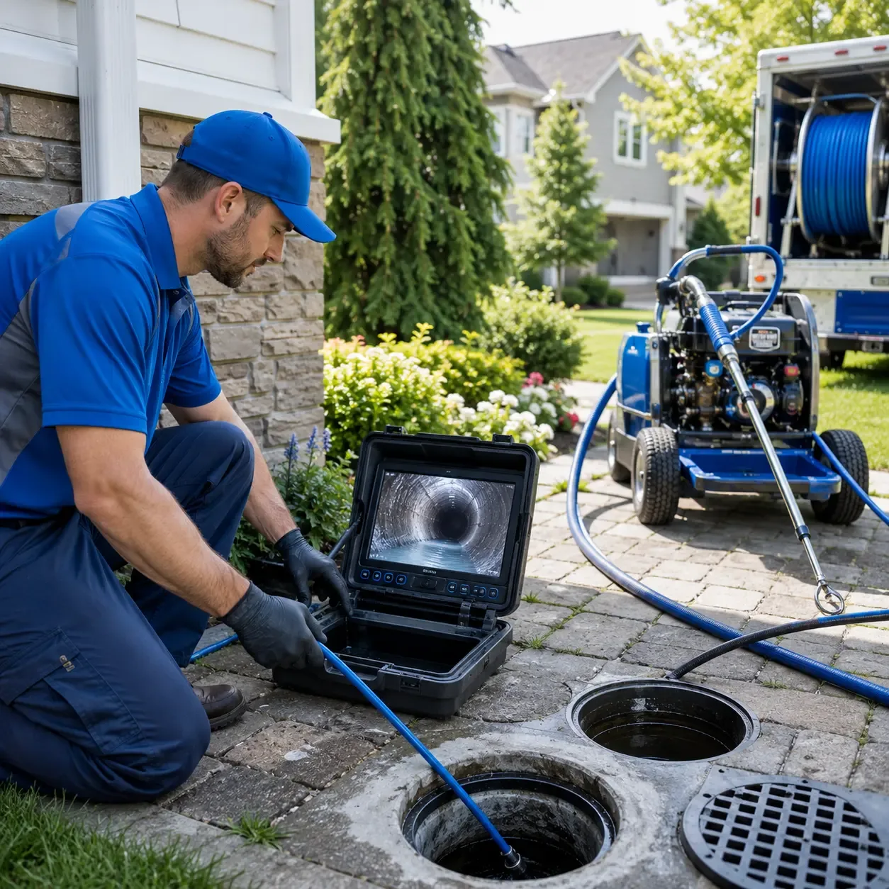 Outdoor drain cleaning professionals serving Connerville, OK